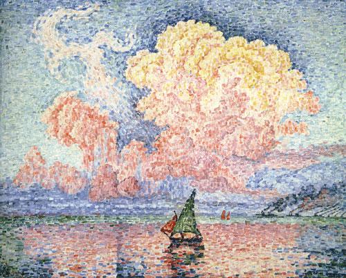 Paul Signac Antibes, the Pink Cloud oil painting picture